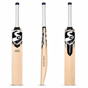 SG Classic Century English Willow Cricket Bat front side and back profile premium cricket bat