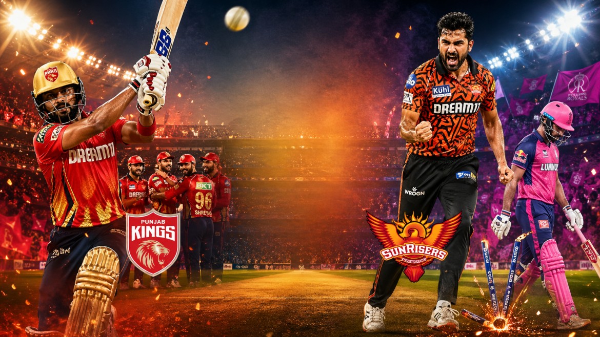 IPL 2026 Match Results April 25: PBKS Stun DC with 265 Chase, SRH Beat RR in Jaipur Thriller