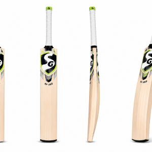 SG RP PRO Kashmir Willow Cricket Bat front back and side profile view