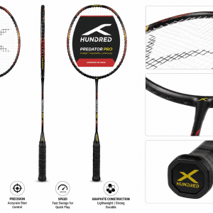 Hundred Predator Pro Badminton Racquet