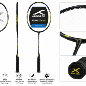 Hundred Powertek 907 Badminton Racquet