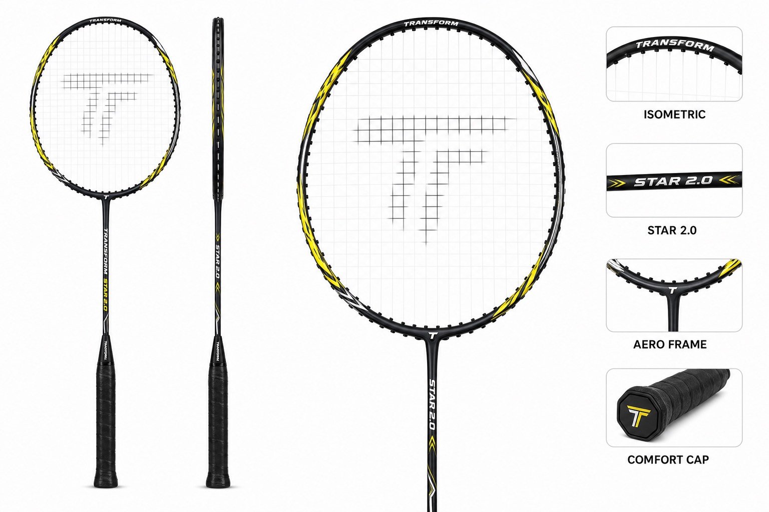 Transform Star 2.0 Badminton Racquet