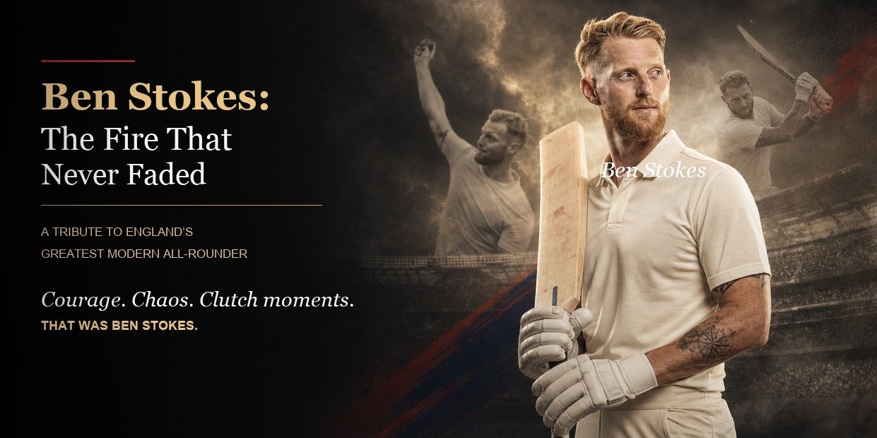 Ben Stokes Retirement: The Fire That Never Faded