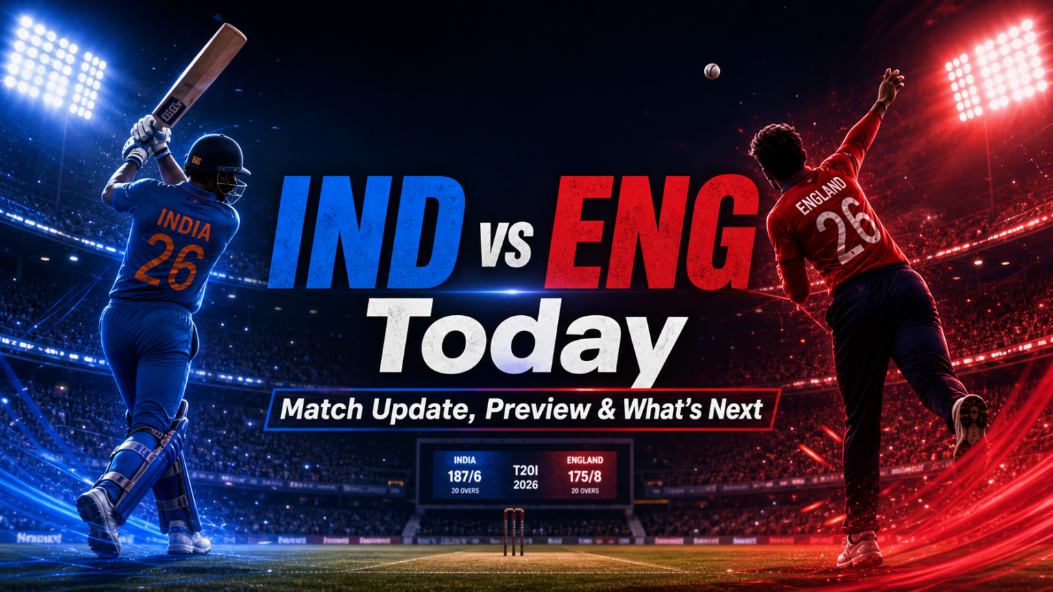 India vs England 2nd T20I Result: Jacob Bethell’s 76 Breaks India at Old Trafford